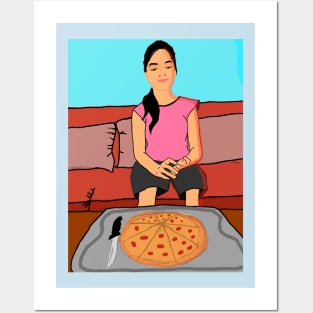 pizza craving Posters and Art